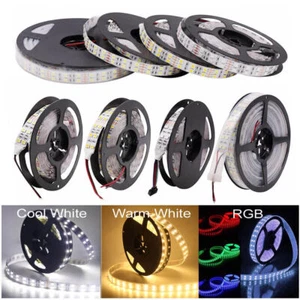 Double Row LED Strip Light 5M 5050 600Led RGB Warm White Waterproof Flexible 12V - Picture 1 of 15
