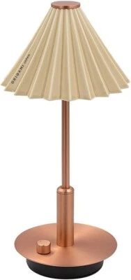 LÁMPARA ORIGAMI PORTÁTIL USB Luces de Mesa Iluminación Latón Cobre Gotero de Café Foto 1 de 4