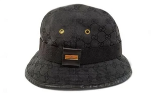 GUCCI GG Monogram Canvas Bucket Hat - Unisex Designer Rare Limited Figure USED - Picture 1 of 4