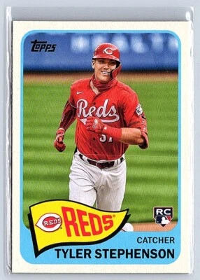 TYLER STEPHENSON  REDS RC  2021 TOPS 1965 DESIGN INSERT #T65-16 - Image 1 of 2