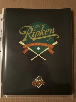 1995 Cal Ripken Jr. Official Commemorative Baltimore Orioles Book Magazine - Image 1 of 2