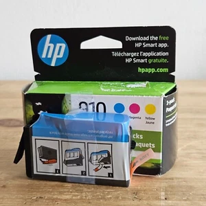 New Genuine HP 910 Black Cyan Magenta Yellow 4PK Ink Cartridges OfficeJet - Picture 1 of 5