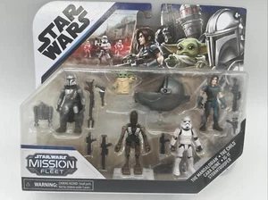 New Mandalorian Star Wars Mission Fleet Sealed New Action Figures Toy Pack of 5 - Picture 1 of 2