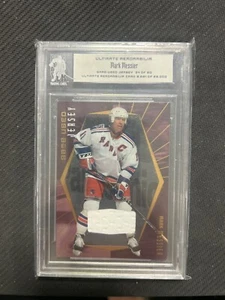 2000-01 BAP Ultimate Memorabilia Mark Messier Game used JERSEY 34/80 - Picture 1 of 2