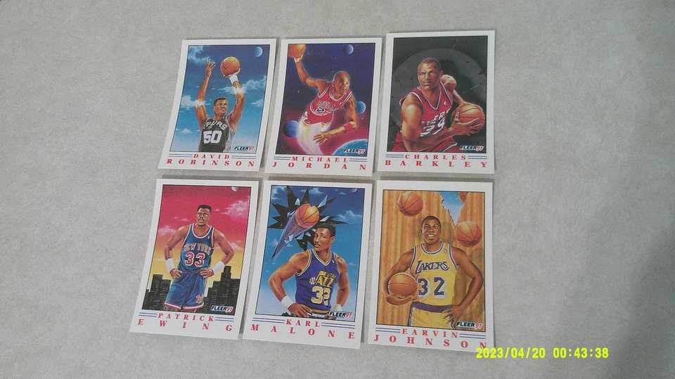1991-92 Fleer Basketball Pro Visions conjunto completo #1-6 Michael Jordan - Imagem 1 de 1