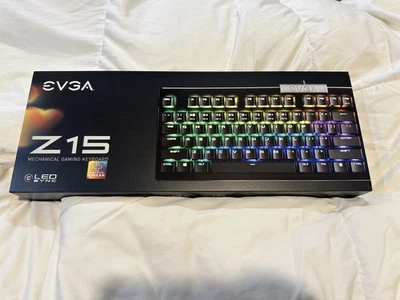 BRAND NEW EVGA Z15 Mechanical Gaming Keyboard 822-W1-15US-KR - Image 1 of 4