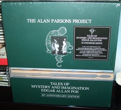Sealed! Parsons Tales of Mystery/Imagination 40th Anniv. 3CD/2LP/Bluray Mercury Foto 1 de 4