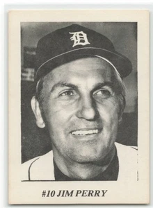 1978-79 Dearborn Card Show Jim Perry #10 Detroit Tigers - Picture 1 of 2