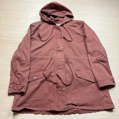 Parka militar Lucky Brand chaqueta militar del ejército con capucha para mujer grande abrigo vintage Y2K Foto 1 de 4