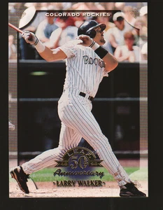 1998 Donruss Leaf Baseball #114 - Larry Walker - Colorado Rockies  98-609 - Picture 1 of 2