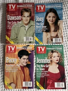 TV Guide March 7-13 1998 Dawson’s Creek Issue Pacey, Joey, Jen Clipped Covers - Picture 1 of 11