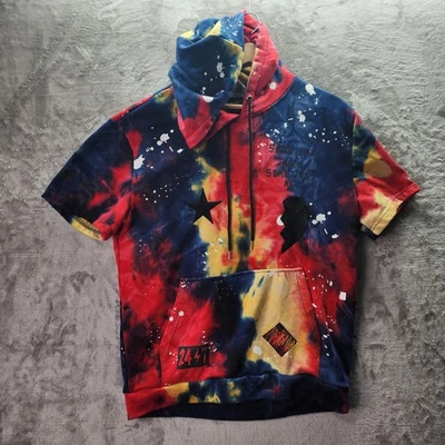 Kleer Always Fresh “Forever Legend” Tie-Dye Short Sleeve Hoodie Size XL - Image 1 of 4