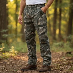 Vintage Wrangler Pro Gear Mossy Oak Camo Jagdhose Herren 36x34 Baumwolle - Bild 1 von 9