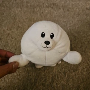 Baby TY - TINY the White Seal 7” Plush Stuffed Animal Toy - Picture 1 of 5