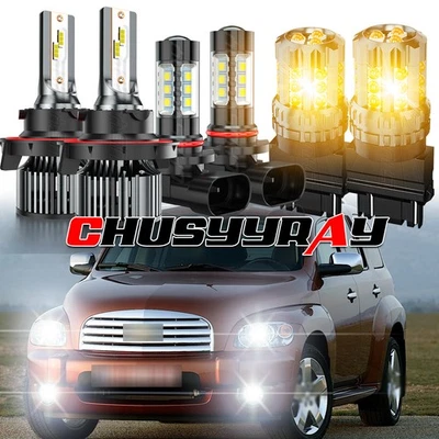 Combo de luces antiniebla de haz alto bajo faros LED para Chevrolet HHR 2006-2011 Foto 1 de 4