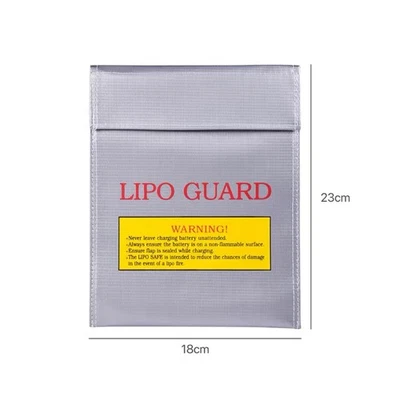 Lipo Battery Fireproof Bag 230 x 180 mm Rc Car Boat Plane Safety Bag. - Image 1 of 2