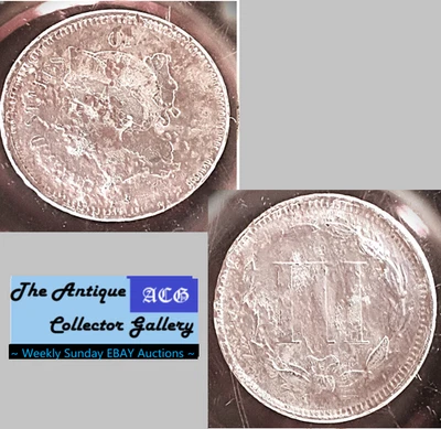 1870 US Phila Mint Copper-Nickel Three Cent Piece🪙Post Civil War Era🪙 - Image 1 of 4