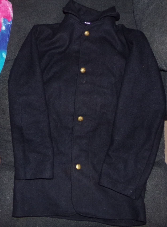 Abrigo Saco Unión Guerra Civil, Abrigo Federal Fatiga Talla 14 Foto 1 de 2