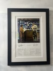 Two Ronnies Fork Handles Sketch Print With Facsimile Signatures