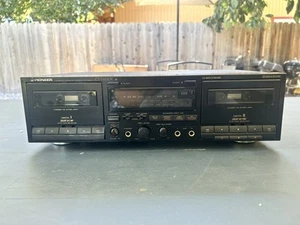 Pioneer CT-W630R Double Auto Reverse Cassette Deck Recorder! Read Description - Picture 1 of 10