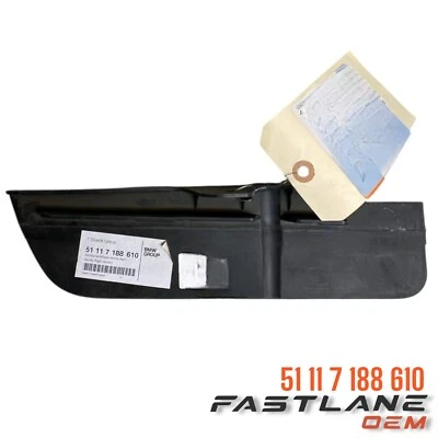 Mini Cooper S 2009-2015 deflector de aire delantero derecho nuevo OEM 51 11 7 188 610 Foto 1 de 4
