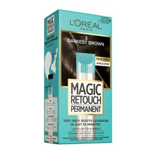 L'Oreal Paris Magic Retouch Permanent 3 Darkest Brown Grey Coverage Lasts 4 Week - Picture 1 of 1
