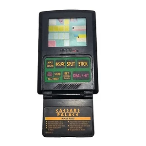 Handheld Electrical Blackjack Spiel 1993 Tiger Caesars Palace Vintage - Bild 1 von 7
