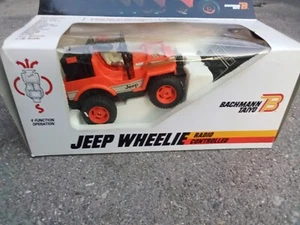 Vintage Bachmann/Taiyo Wheelie Jeep RC W/ Box - Picture 1 of 14