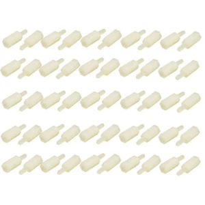 Lot de 50 vis de rechange Nylon boulons d'entretoise M2 mâle vers femelle8mm+5mm - Photo 1/1