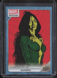 Gamora #140 [Blue Surge] 2023 Upper Deck Marvel Platinum - Picture 1 of 2