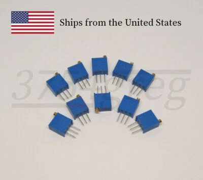 CHENGDU XINCHENG HUACHUANG ELECTRONIC COMPANY 10pcs - 3296 3296W-102 1k Ohm Trimmer Potentiometer