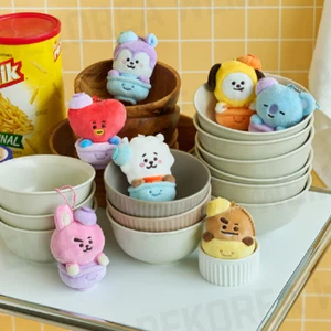 BT21 Charakter Willkommen Party Reisschale Schlüsselanhänger offizielle K-POP authentische Ware - Bild 1 von 36