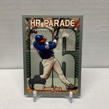 1999 Topps Opening Day Sammy Sosa HR 66 Chicago Cubs #164