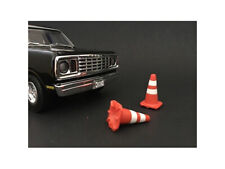 Traffic Cones Set of 4 Accessory 1:24 Models American Diorama