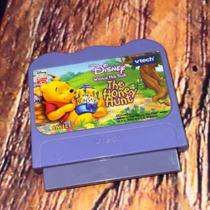 Vtech Vsmile Disney Winnie the Pooh The Honey Hunt Video Game Disney Interactive - Picture 1 of 9