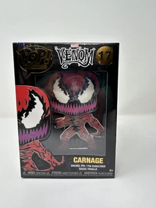 Carnage Funko POP! Pin #17 Marvel Venom Villain Enamel Pin w/Stand New Sealed - Picture 1 of 1