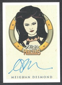 XENA & HERCULES ANIMATED Rittenhouse 2005 AUTOGRAPH CARD by Meighan Desmond
