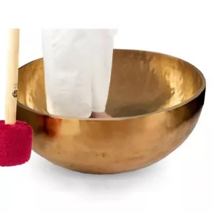 LARGE Standing Chakra Singing Bowl Tibetan Feet Meditation Sound Body Bath Heal - Picture 1 of 6
