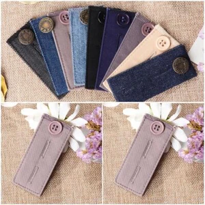 Maternity Garment Accessories Skirts Pant Extender Belt Button Hooks Waist Band - Picture 1 of 20