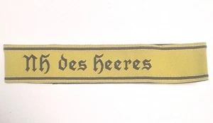 GERMAN ARMY mujer ayudante de noticias del ejército Cuff title BEVO  - Imagen 1 de 1