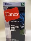 Hanes Ultimate Men’s Original Underwear 3 Pack Stretch Boxer Briefs XL (40-42”)