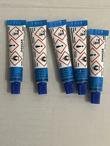 5 x 5g BICYCLE BIKE PUNCTURE REPAIR KIT GLUE INNER TUBE RUBBER SOLUTION TUBES - Picture 1 of 2