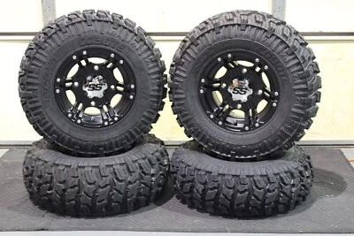 POLARIS SPORTSMAN 500 25" COYOTE ATV TIRE & ITP SS212 BLK WHEEL KIT POL3CA - Image 1 of 4