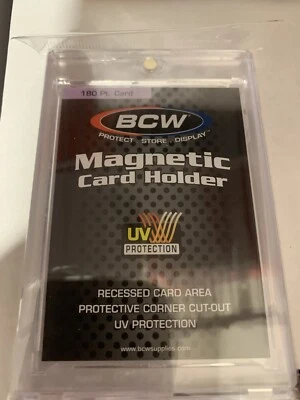 BCW (1) 180 pt. Magnetic One-Touch Card Holder - Image 1 of 4