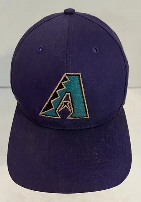 Arizona Diamondbacks VTG Hat SnapBack Purple Teal “A” Logo MLB Baseball  - Image 1 of 4