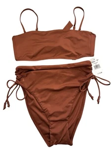 POLO RALPH LAUREN Bandeau-Bikini zum Binden Damen Größe M Medium 2-teilig - Bild 1 von 5