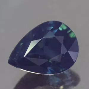 1.29CT RAVISHING AA UNHEATED PEAR DARK GREEN BLUE SAPPHIRE NATURAL - Picture 1 of 3