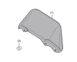 2023-2025 Genuine Honda REBEL CMX1100T Tall Windscreen 08R71-MLA-A30 - Picture 1 of 2
