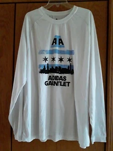 Adidas Gauntlet Men's White Long Sleeve T-Shirt Sz 3XL - Picture 1 of 3