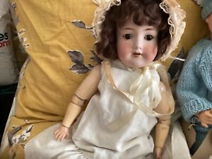ANTIQUE FULLY JOINTED ARMAND MARSEILLE DOLL 390 A5M17 INCHES 
